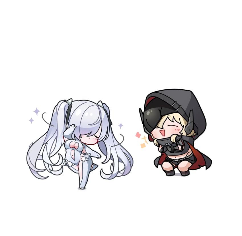 cinderella and grave (goddess of victory: nikke) drawn by uz_(uzru0428)