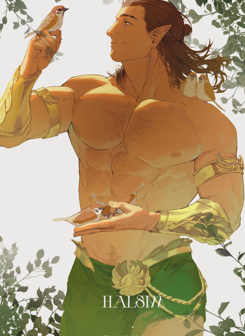 halsin (dungeons & dragons and 2 more) drawn by titanium886