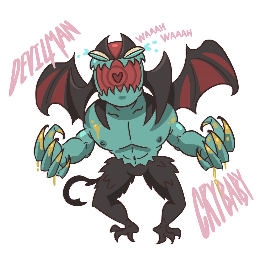 fudou akira and devilman (devilman and 1 more) drawn by james_choo
