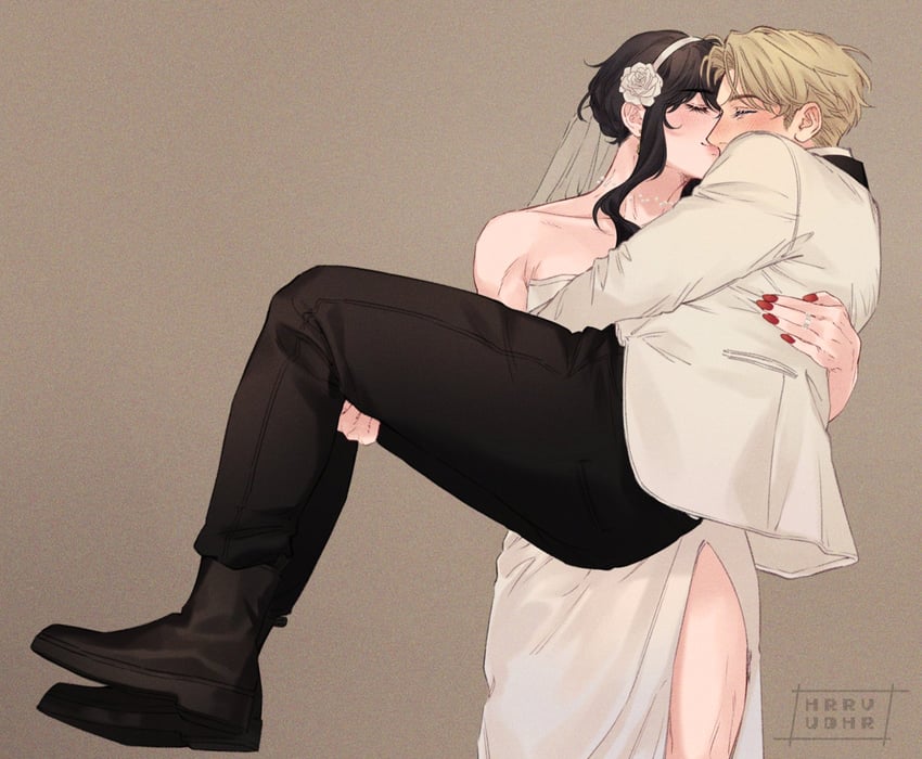 yor briar and twilight (spy x family) drawn by udonoharu