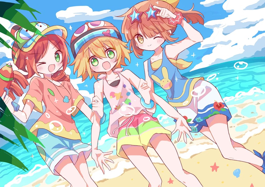 arle nadja, puyo, carbuncle, andou ringo, and amitie (puyopuyo and 1 more) drawn by futaba969649