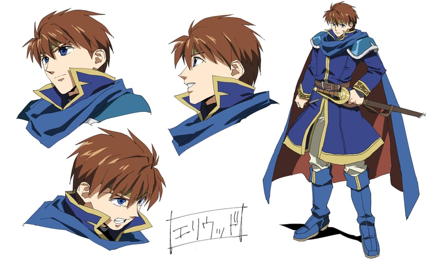 eliwood (fire emblem and 1 more) drawn by shino_(2919)