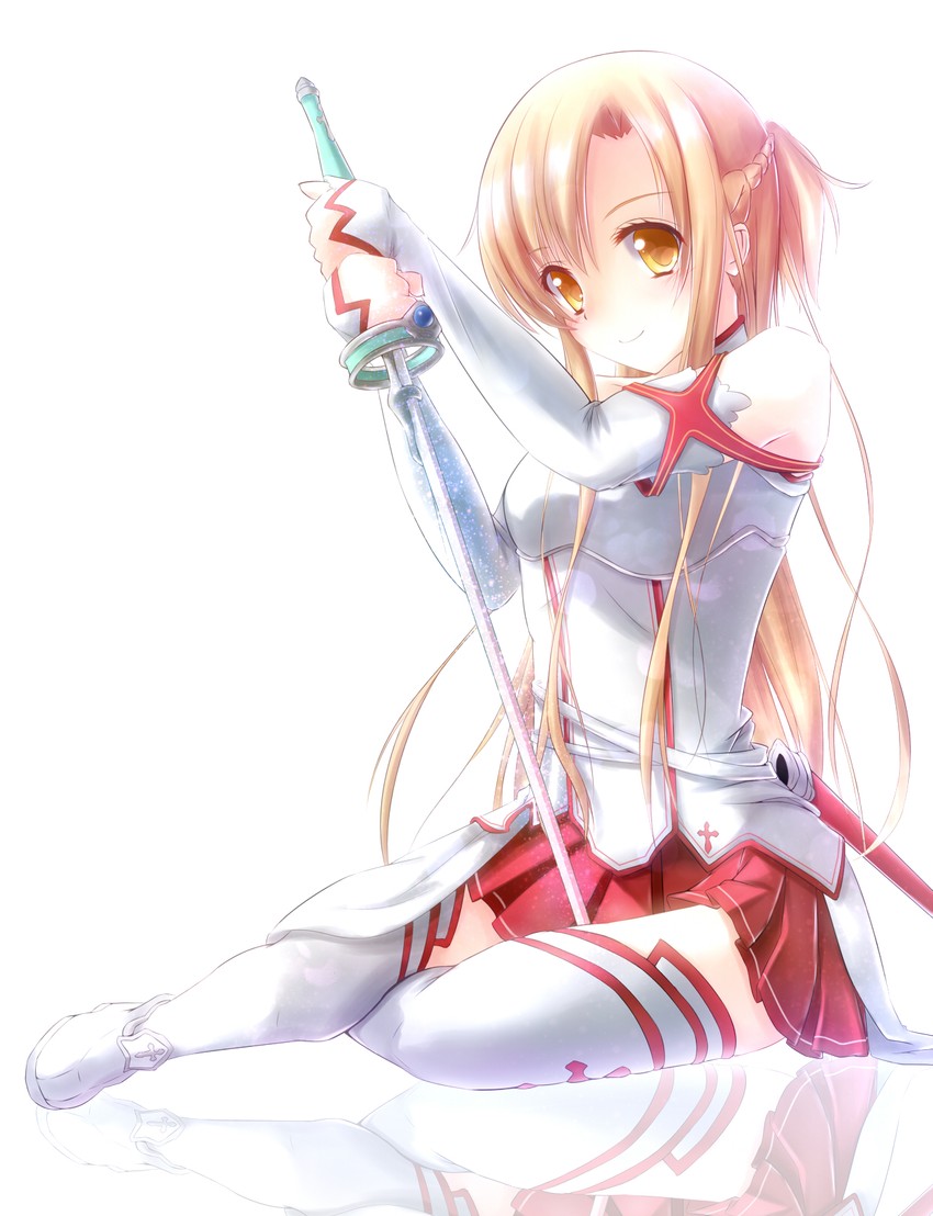 asuna (sword art online) drawn by asahi_(ge_nyu)