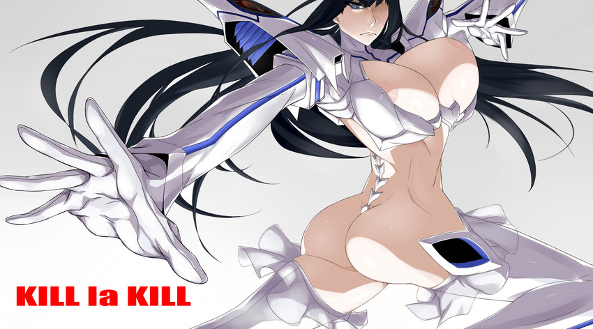 kiryuuin satsuki and junketsu (kill la kill) drawn by shoujo_donburi