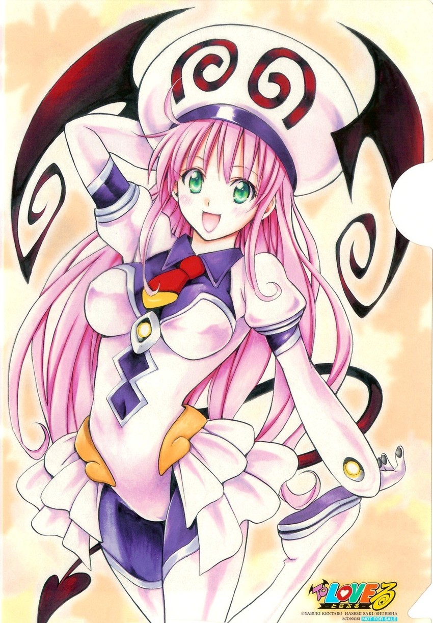 lala satalin deviluke and peke (to love-ru) drawn by yabuki_kentarou
