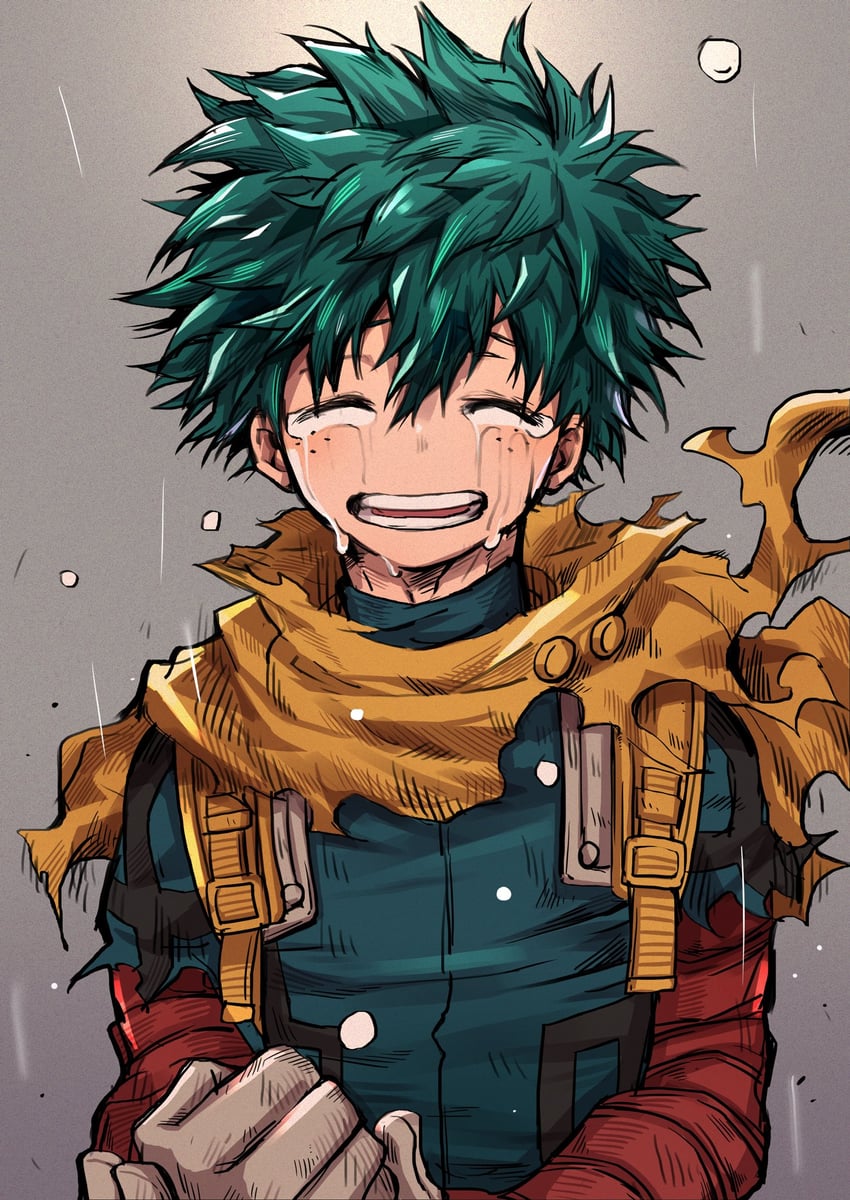 midoriya izuku (boku no hero academia) drawn by chiyaya