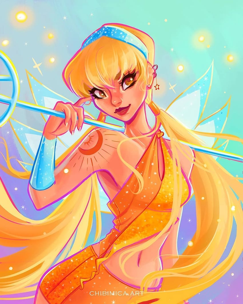 stella (winx club) drawn by chibimica