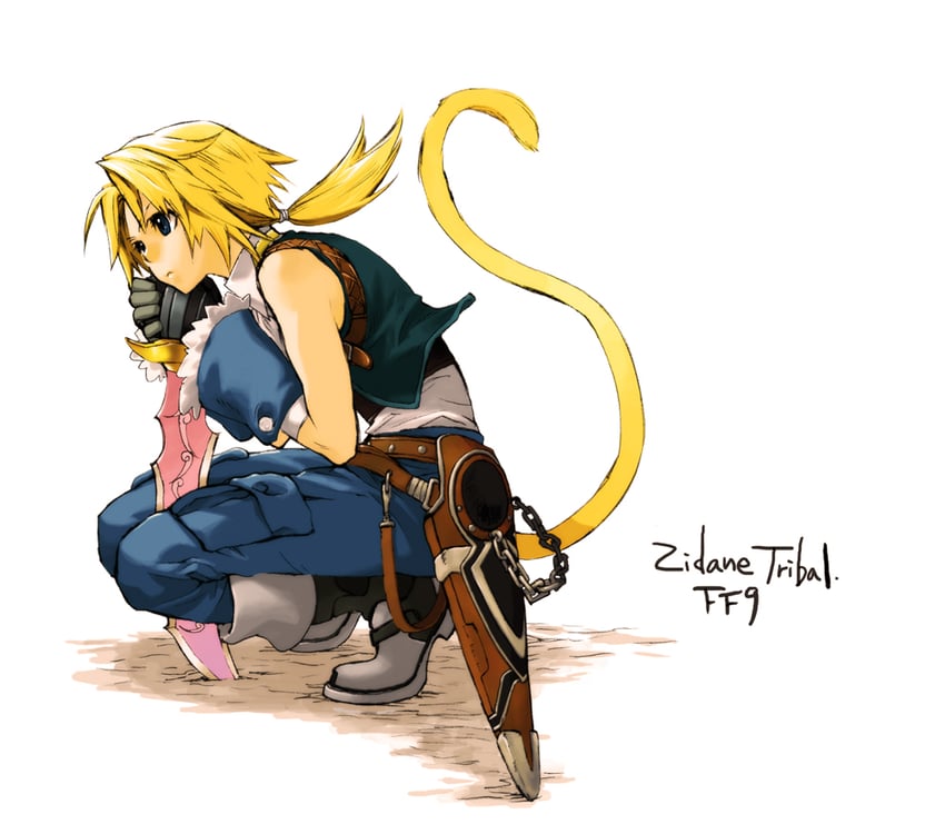 zidane tribal (final fantasy and 1 more) drawn by nanami_(fuku)