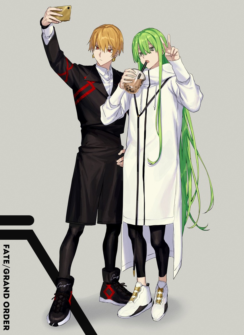 enkidu and gilgamesh (fate and 2 more) drawn by namakawa