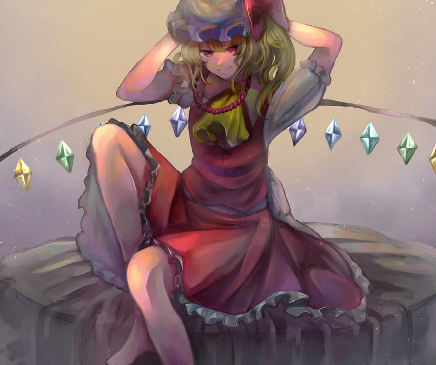flandre scarlet (touhou) drawn by korukua