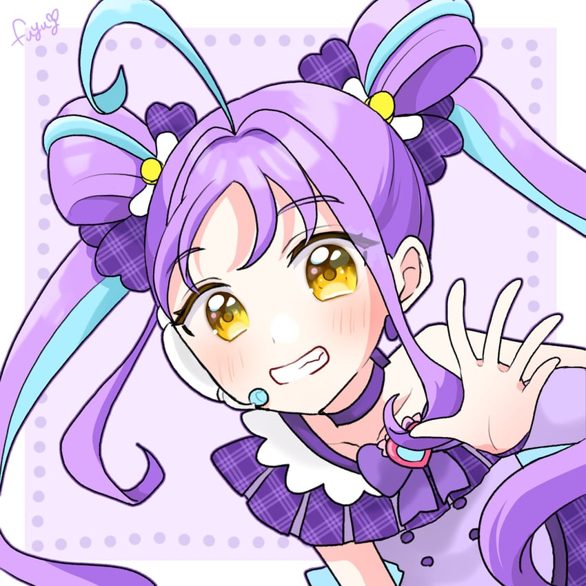 shigure kokoro and cure kyunkyun (precure and 1 more) drawn by yrge8743
