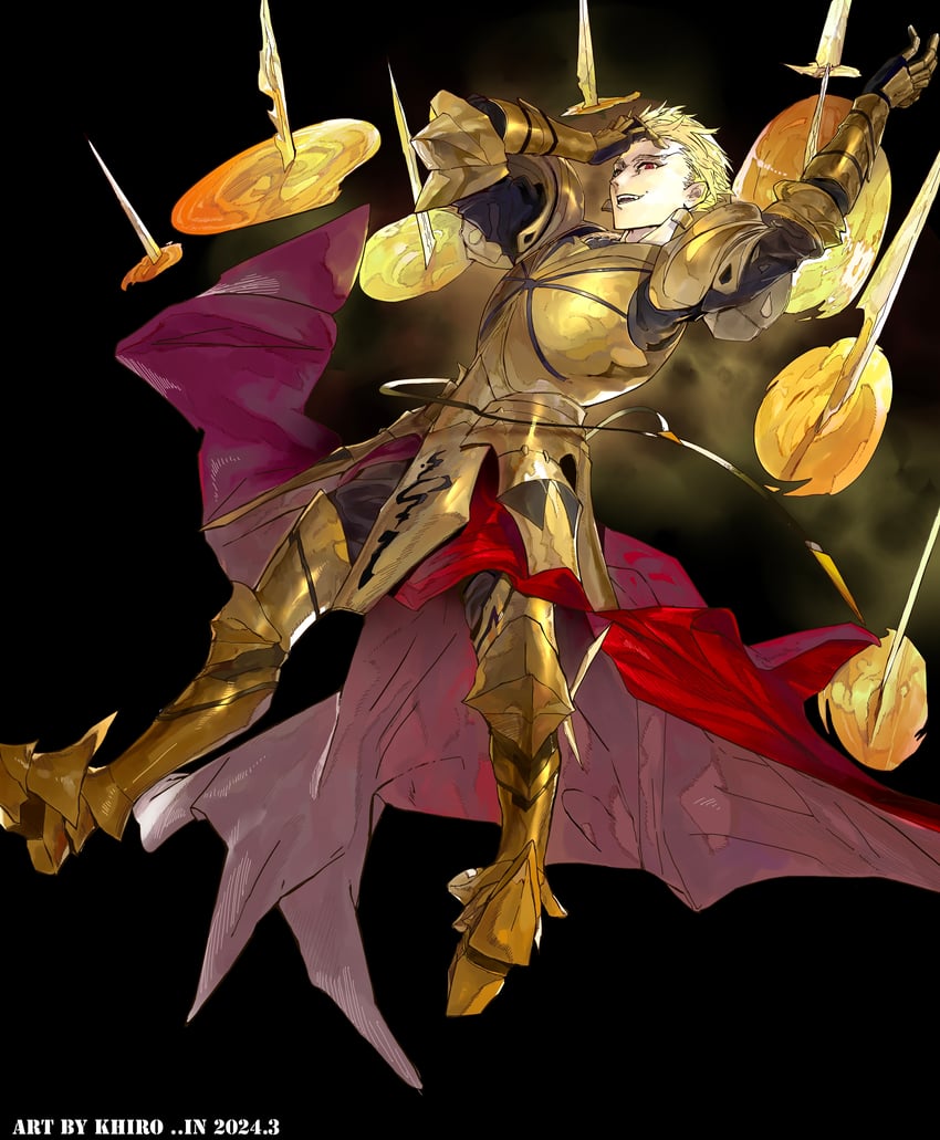 gilgamesh (fate and 1 more) drawn by hiro_(user_negm3832)