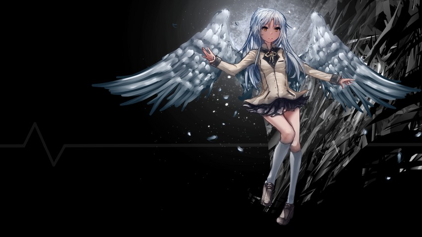tachibana kanade (angel beats! and 1 more) drawn by advarcher