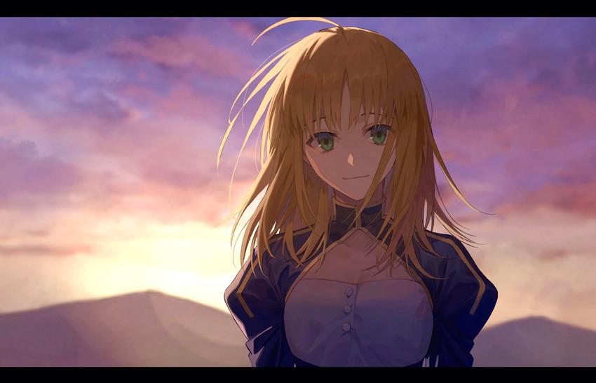 artoria pendragon and saber (fate and 1 more) drawn by kuromamechabita