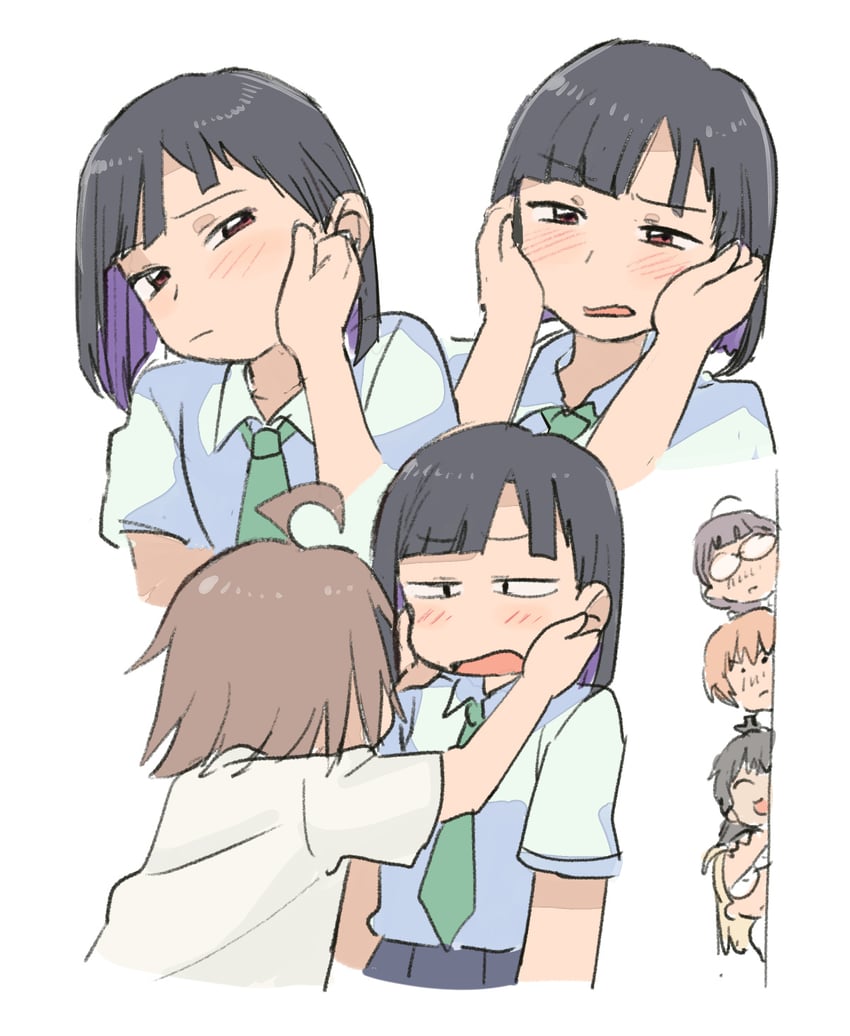 yua serufu, suride miku, juliet queen elizabeth viii, yasaku rei, hikage takumi, and 1 more (do it yourself!!) drawn by tsubobot