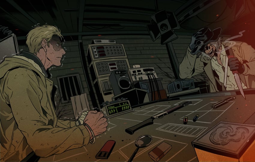 ethan winters and karl heisenberg (resident evil and 2 more) drawn by umbrella_rpd