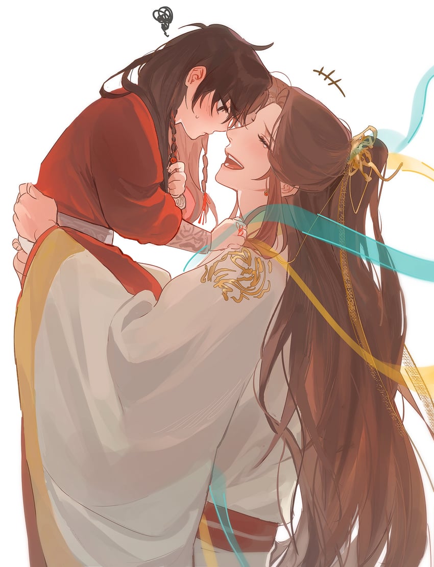 xie lian and hua cheng (tianguan cifu) drawn by hambi