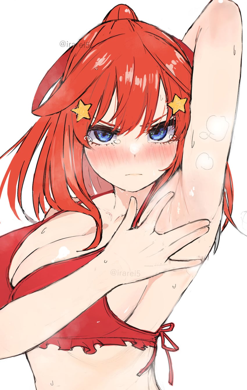 nakano itsuki (go-toubun no hanayome) drawn by irarei_(araisanblog)