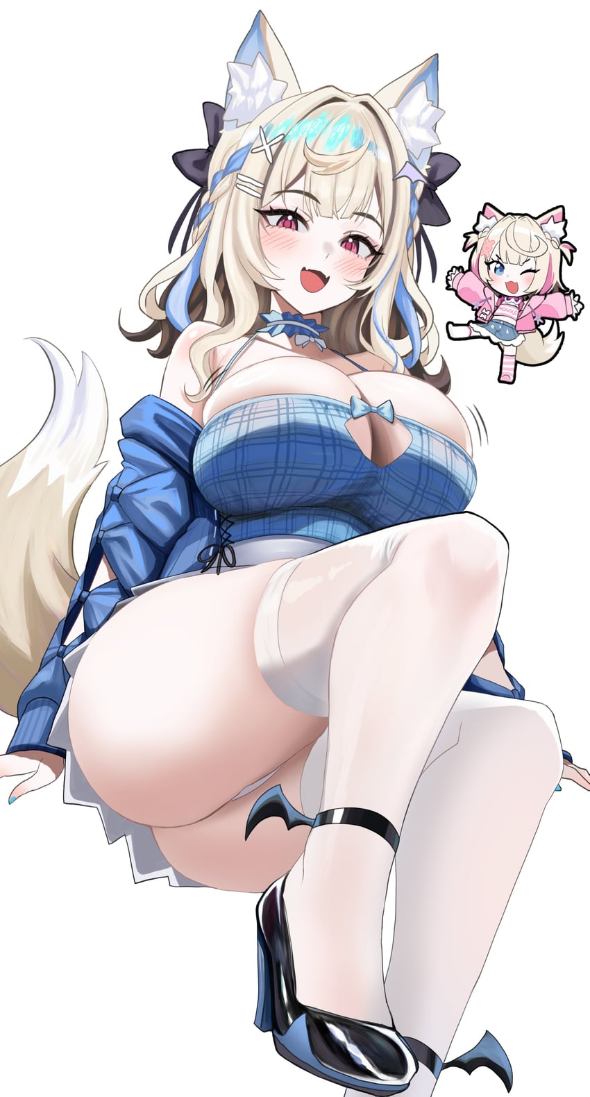 fuwawa abyssgard and mococo abyssgard (hololive and 1 more) drawn by desspie