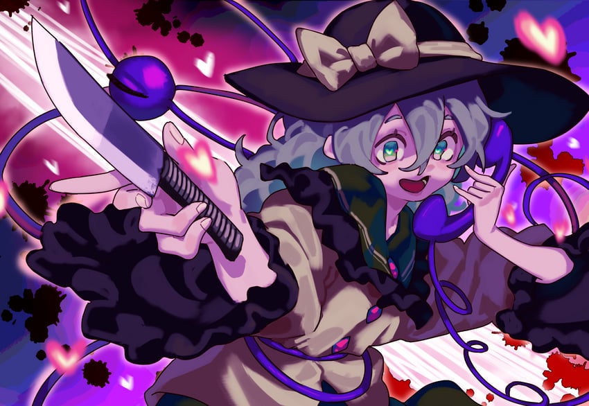 komeiji koishi (touhou and 1 more) drawn by tuck_(tuck23978434)