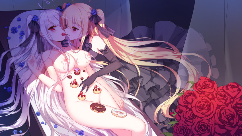 tokisaki mio and tokisaki asaba (original) drawn by niliu_chahui