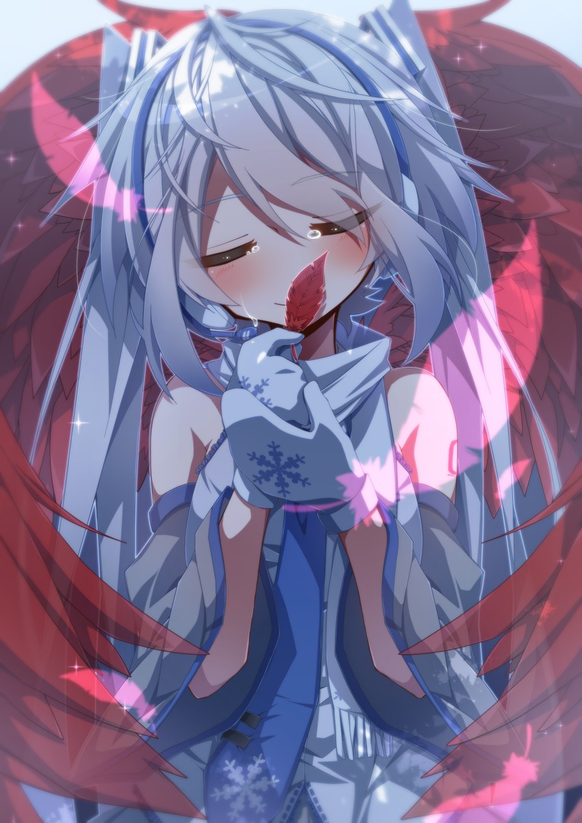 hatsune miku and yuki miku (vocaloid) drawn by aosaki_yato