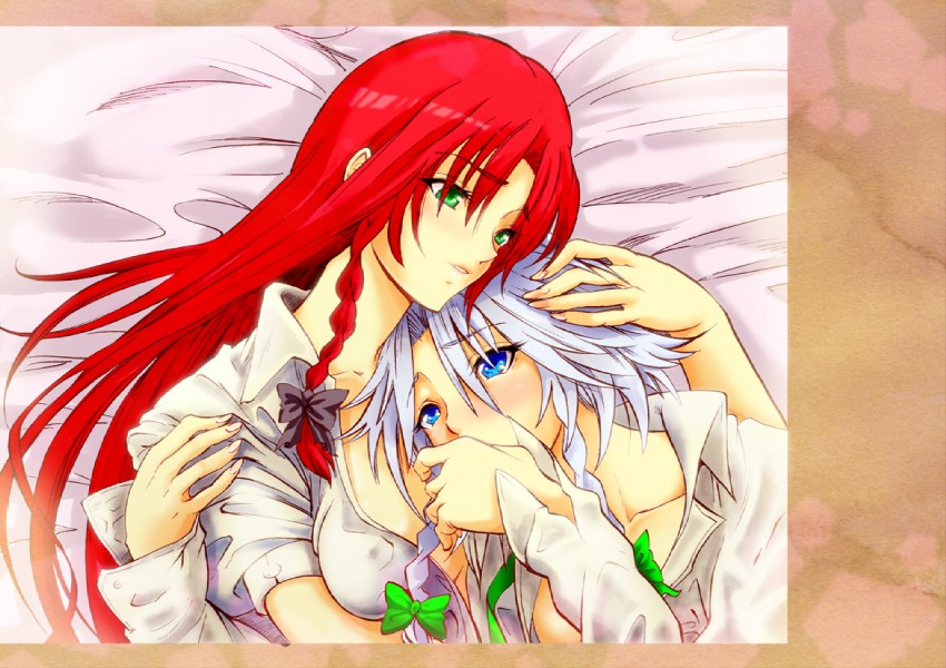 izayoi sakuya and hong meiling (touhou) drawn by hijikawa_arashi