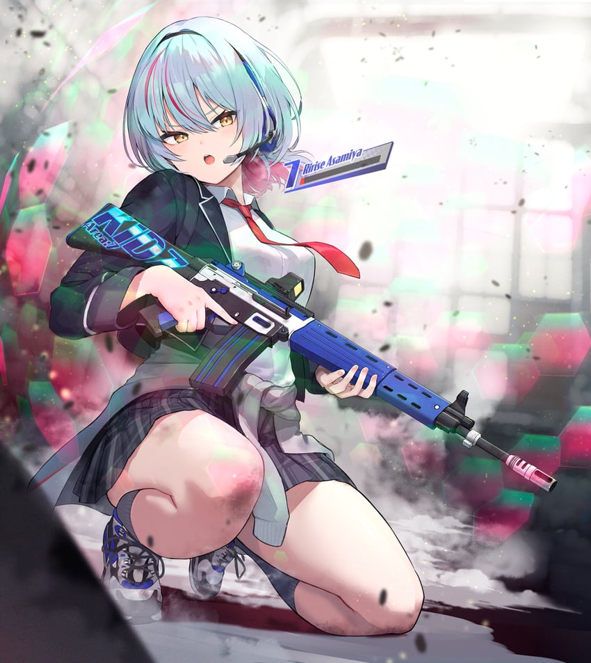 asamiya ririse (chotto sensou katte kuru) drawn by isegawa_yasutaka
