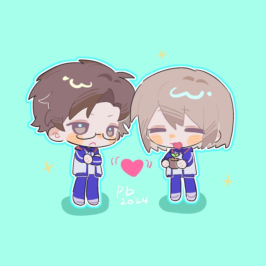 fuji shuusuke and tezuka kunimitsu (tennis no ouji-sama) drawn by air40175