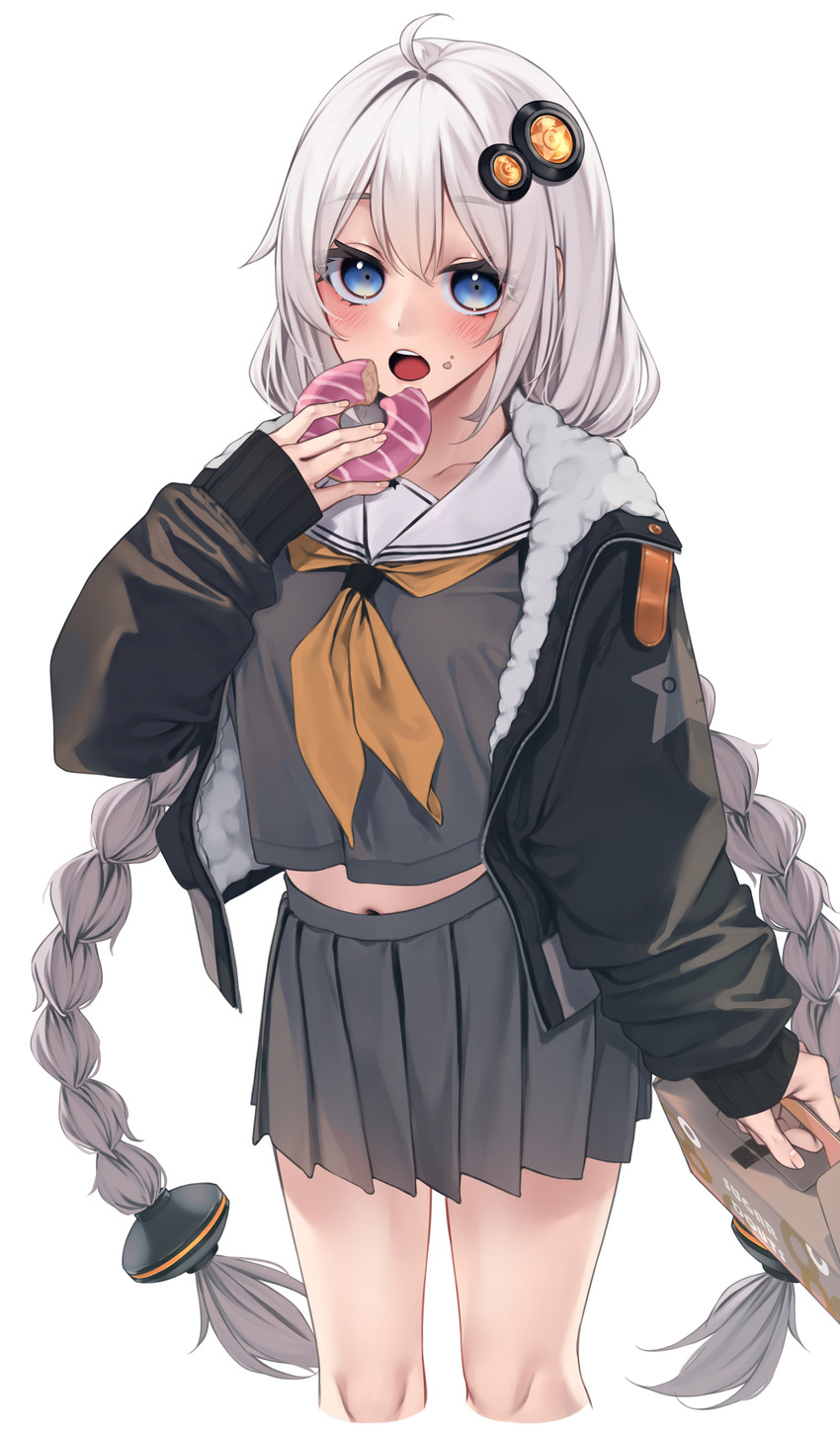kizuna akari (vocaloid and 1 more) drawn by rerrere