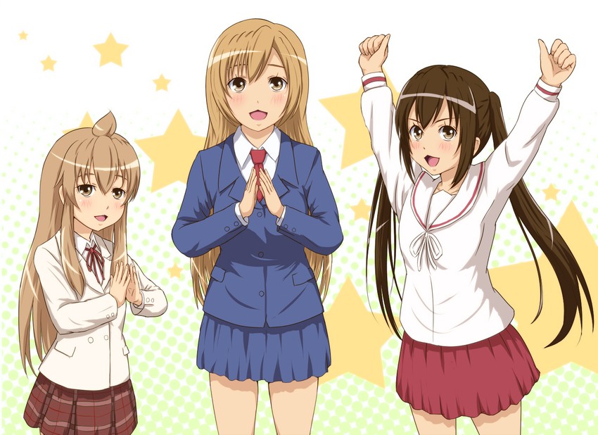 minami kana, minami chiaki, and minami haruka (minami-ke) drawn by diesel-turbo