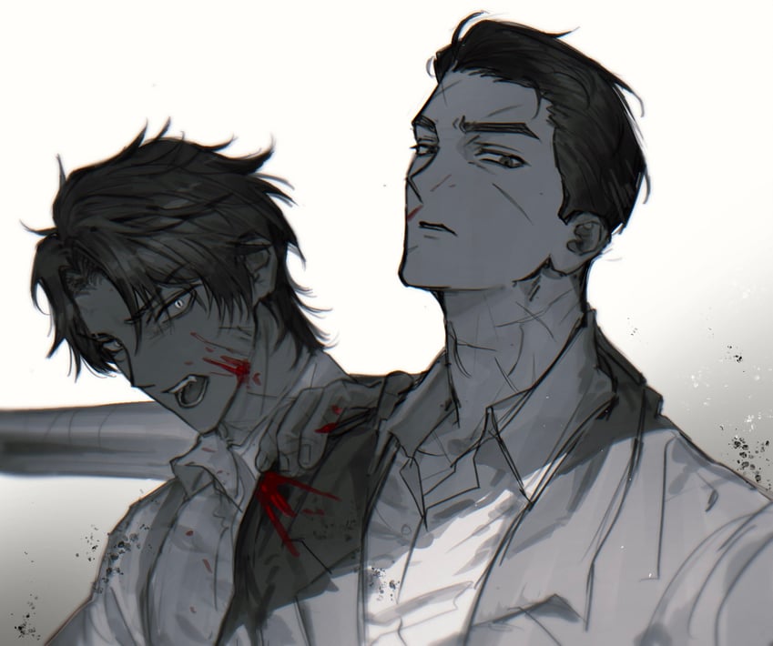 heathcliff and meursault (project moon and 1 more) drawn by chanil_(muexlku)