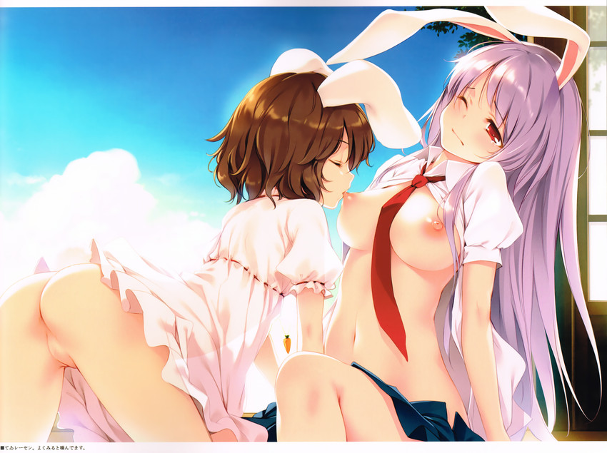 reisen udongein inaba and inaba tewi (touhou) drawn by ke-ta