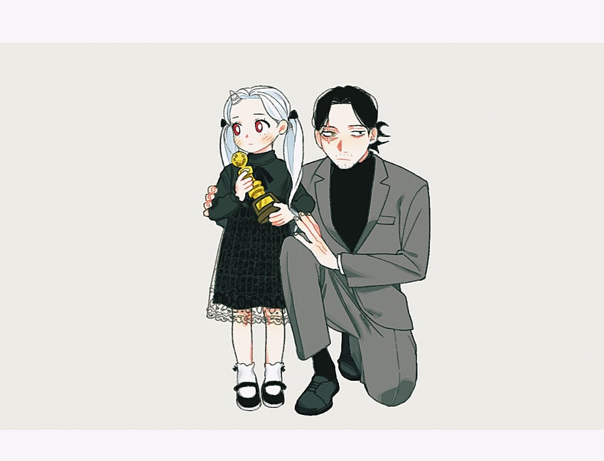 aizawa shota and eri (boku no hero academia) drawn by oru_2ji