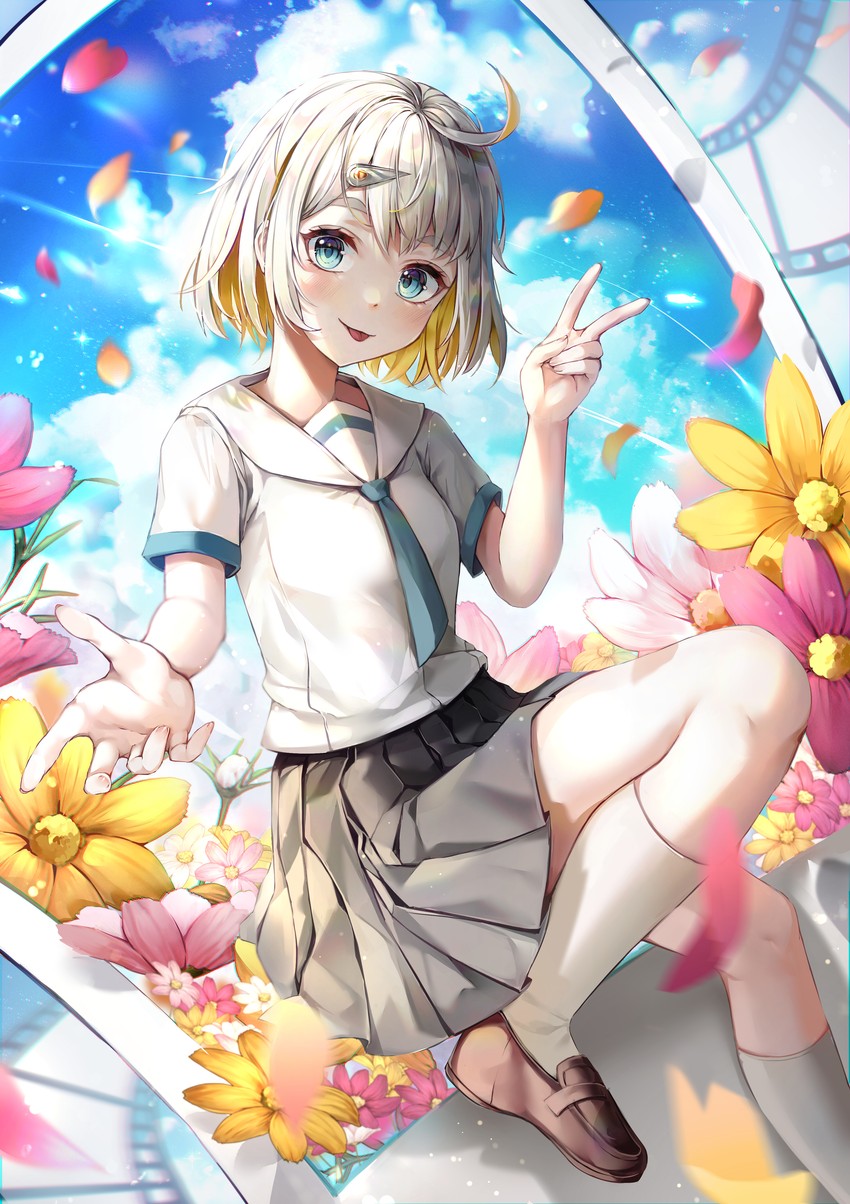 nira-chan (zutto mayonaka de ii no ni and 1 more) drawn by mirage_(rairudiseu)