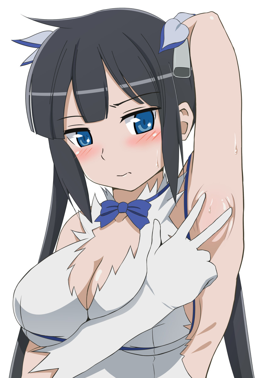 hestia (dungeon ni deai wo motomeru no wa machigatteiru darou ka) drawn by kuroame_(kurinohana)
