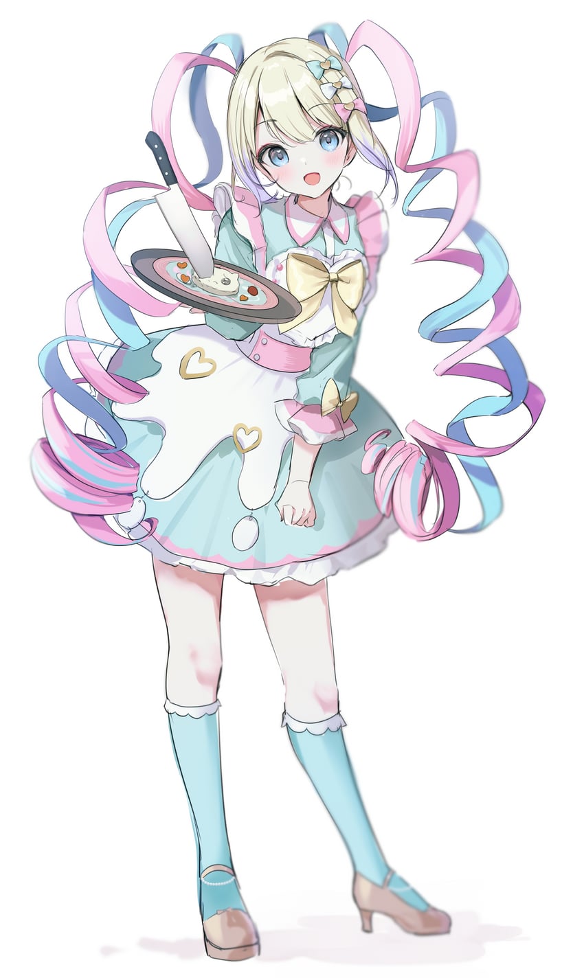 chouzetsusaikawa tenshi-chan and pien cat (needy girl overdose and 1 more) drawn by moeko_(moeko0903)