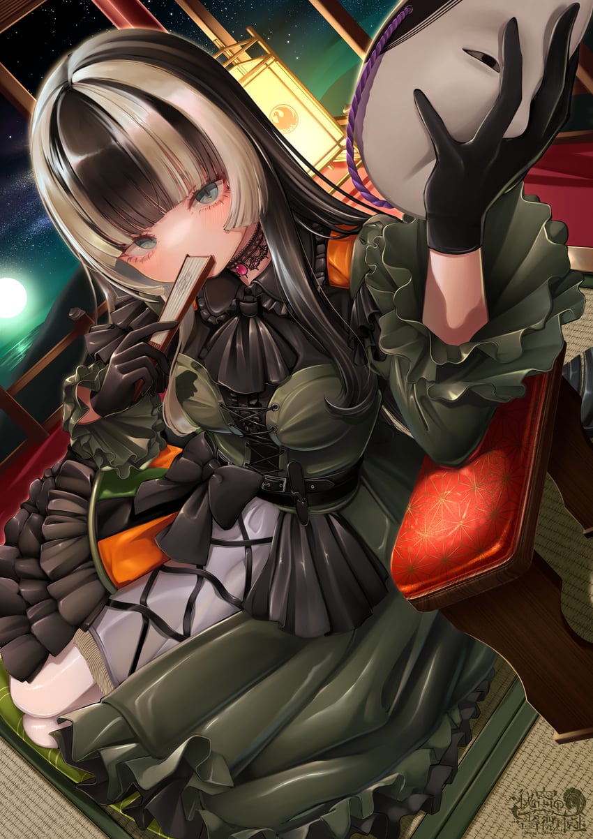 juufuutei raden (hololive and 1 more) drawn by himitsu_no_baraen