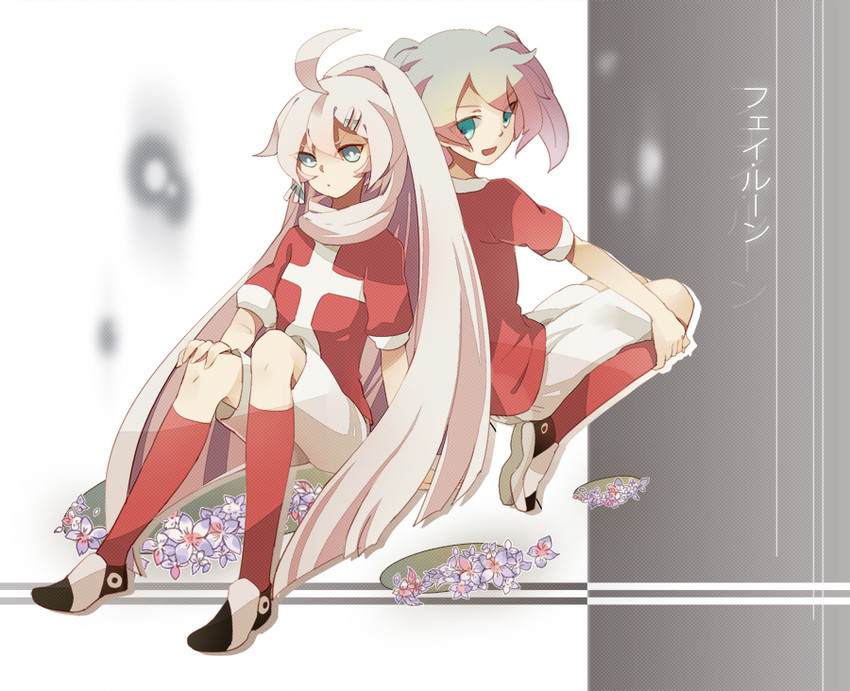 fei rune and manto (inazuma eleven and 2 more) drawn by reo_(otomiyahajime)