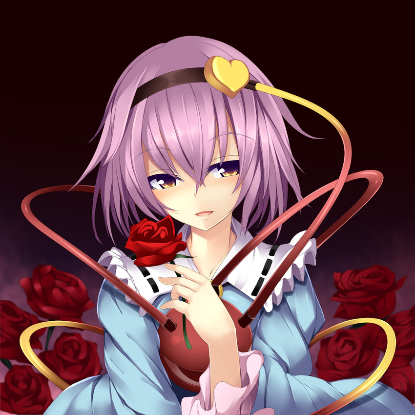 komeiji satori (touhou) drawn by sukage