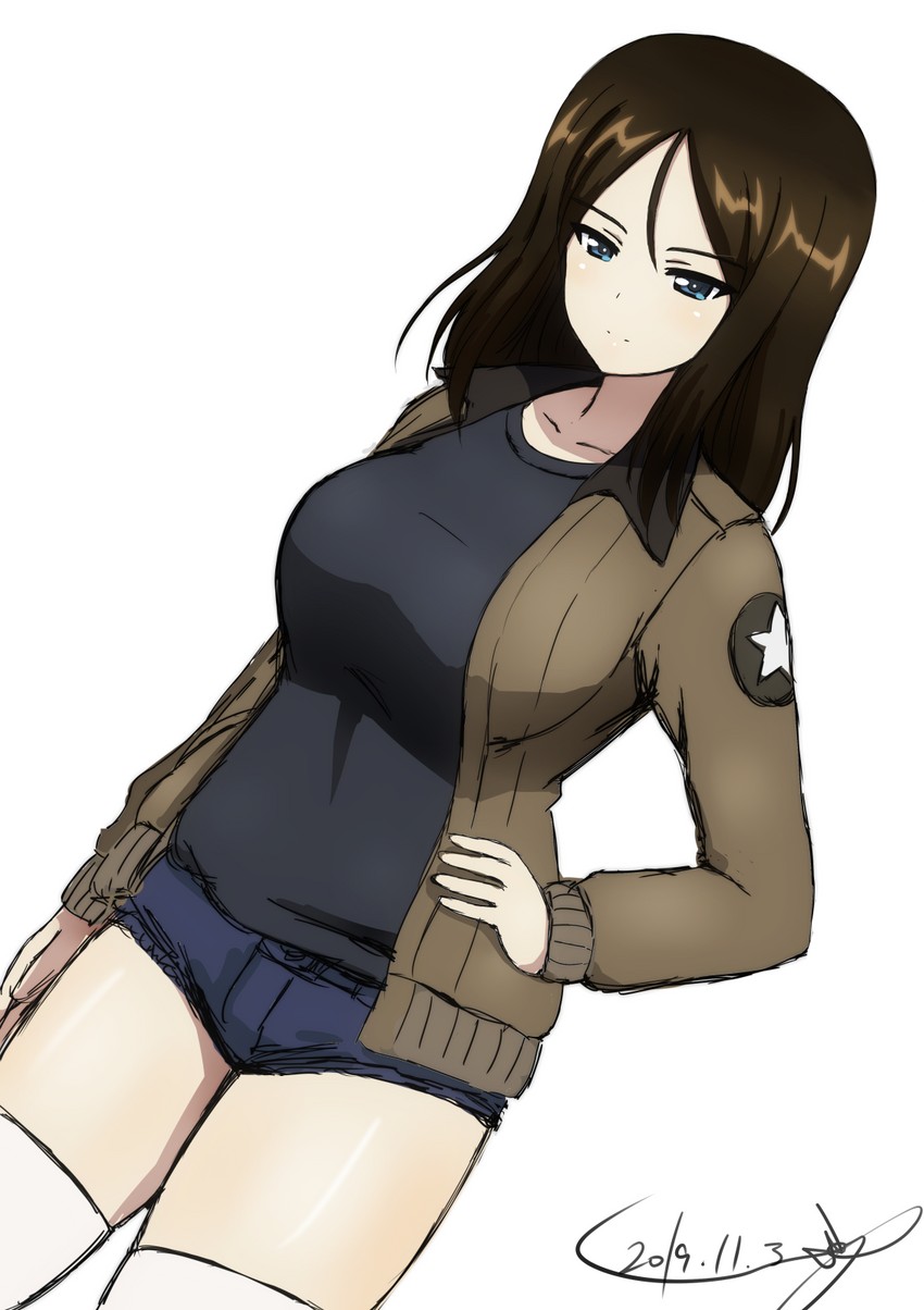 kay and nonna (girls und panzer) drawn by bukkuri