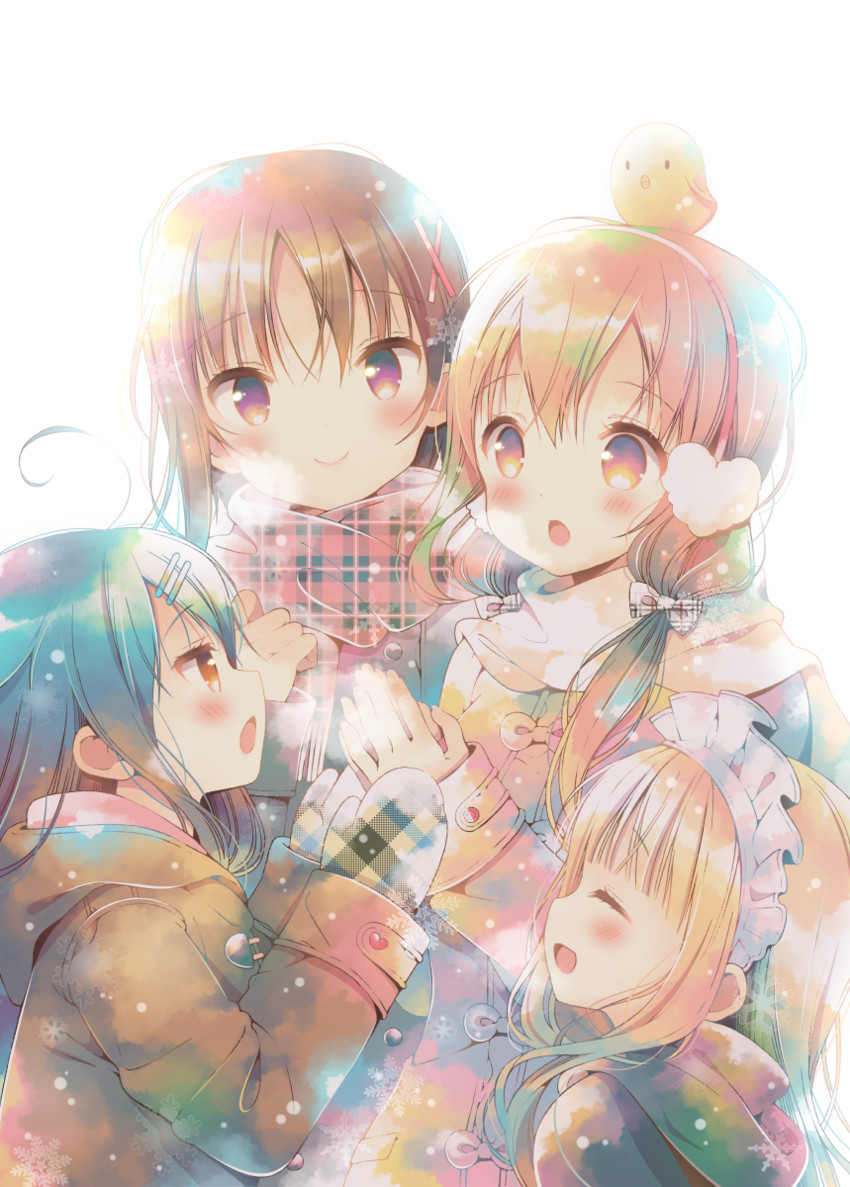 sakuragi hinako, hagino chiaki, natsukawa kuina, and hiiragi mayuki (hinako note) drawn by march-bunny