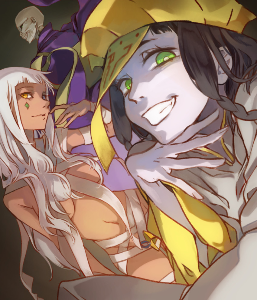 nephtys, niang-niang, and high priest (toaru majutsu no index and 1 more) drawn by toooka