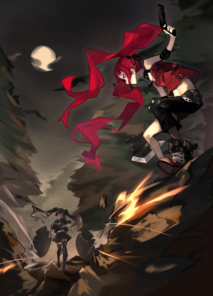 ouroboros and cz75 (girls' frontline) drawn by balance_(superdust)