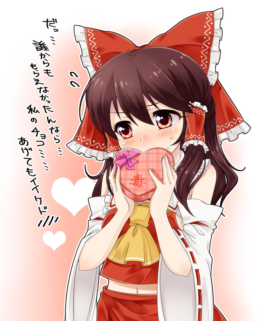 hakurei reimu (touhou) drawn by haruki_(colorful_macaron)