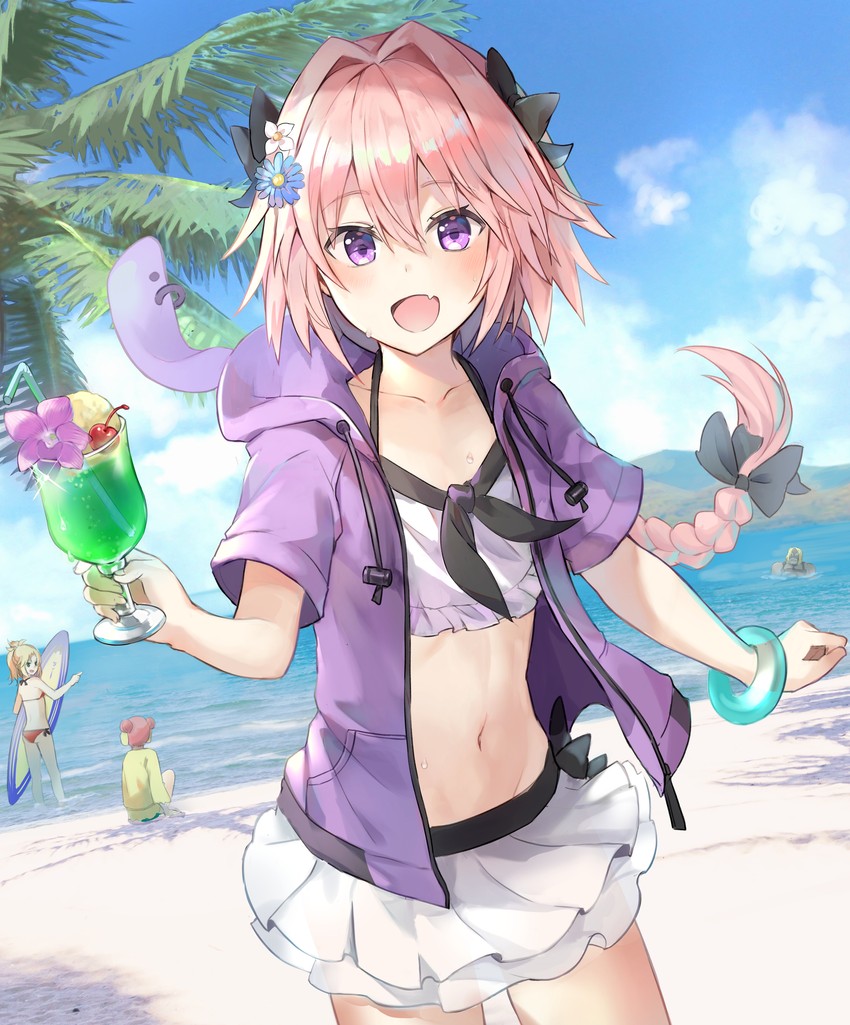 mordred, frankenstein's monster, spartacus, and astolfo (fate and 2 more) drawn by kusumoto_touka