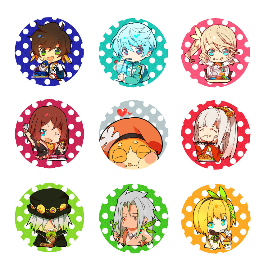 edna, sorey, mikleo, alisha diphda, rose, and 4 more (tales of and 1 more) drawn by yanzhan