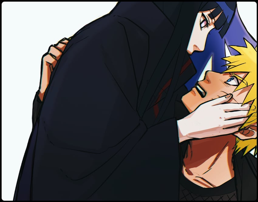 uzumaki naruto and hyuuga hinata (naruto and 1 more) drawn by notane_n
