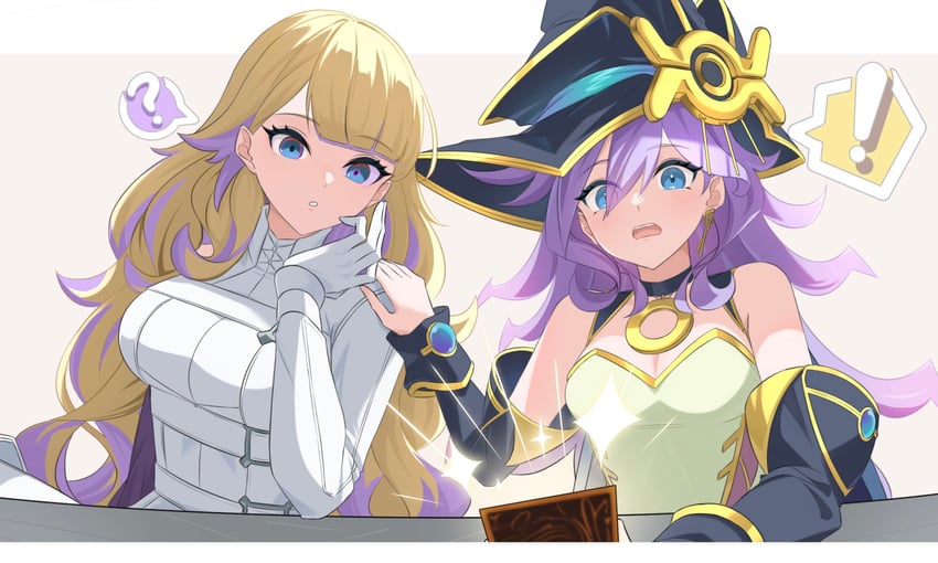 diabellze the original sinkeeper and nightmare apprentice (yu-gi-oh!) drawn by heichi