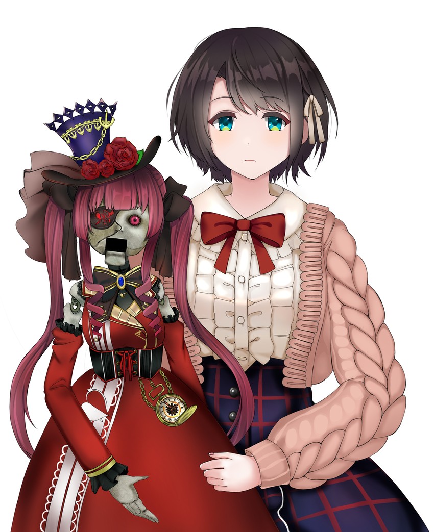 houshou marine, oozora subaru, and angie (hololive and 2 more) drawn by fuwanian
